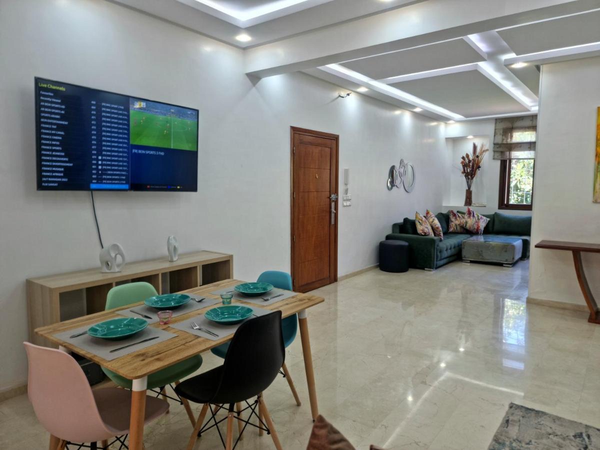 Luxury Family House With Garden View Casablanca Apartment Ngoại thất bức ảnh
